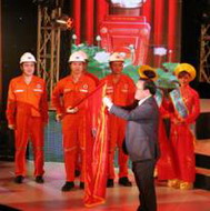 делегация оао «зарубежнефть» приняла участие в торжественных мероприятиях по случаю награждения сп «вьетсовпетро» орденом «золотая звезда»